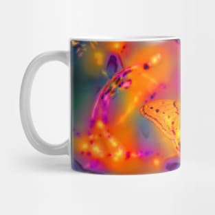 Butterfly in a radioactive explosion Mug